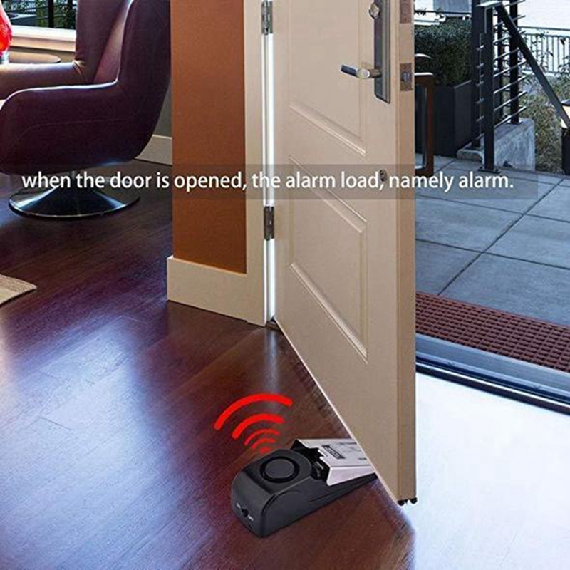 Door Stop Alarm - Wireless Door Stop Alarm Lock 125dB