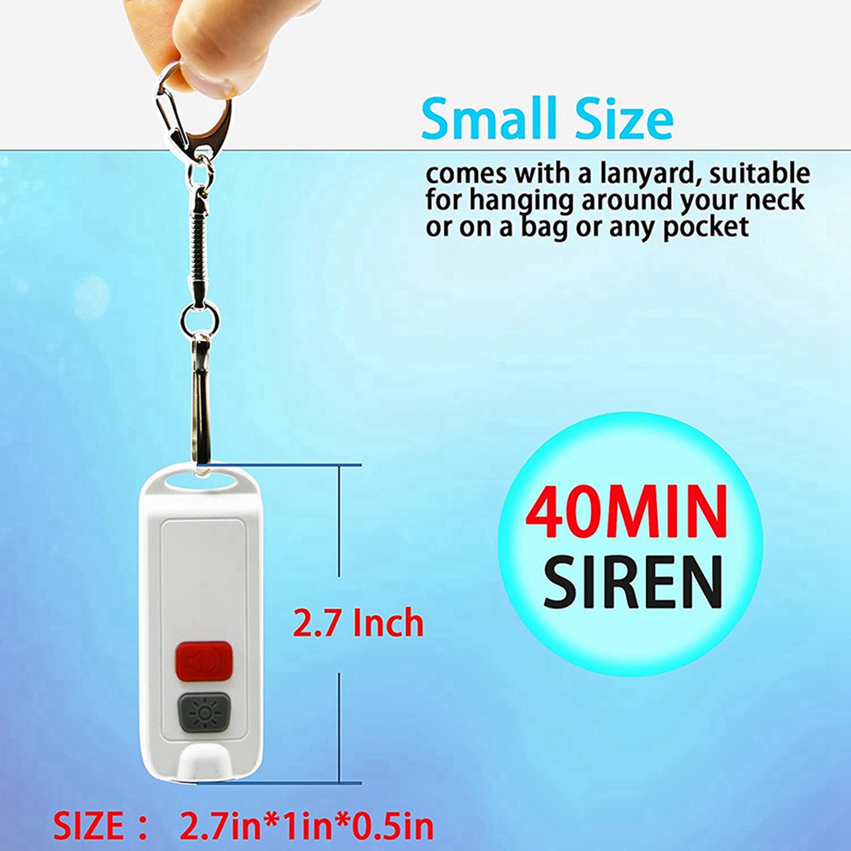 FULL-2X Personal Alarm,Safety  - Personal Alarm Keychain ulasan dan harga