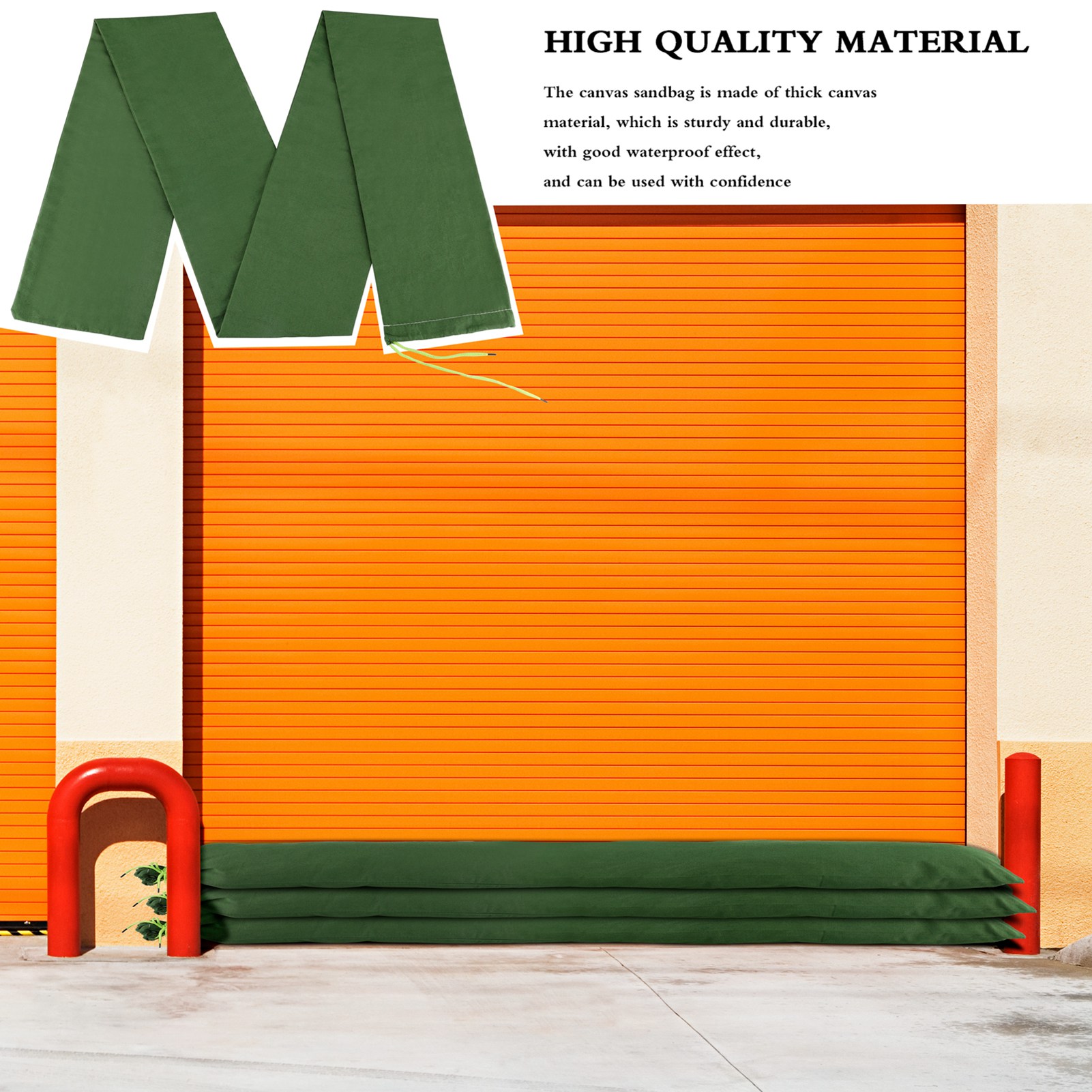 Sandbag Long Sandbag Green Can - Flood Barrier Bag ulasan dan harga