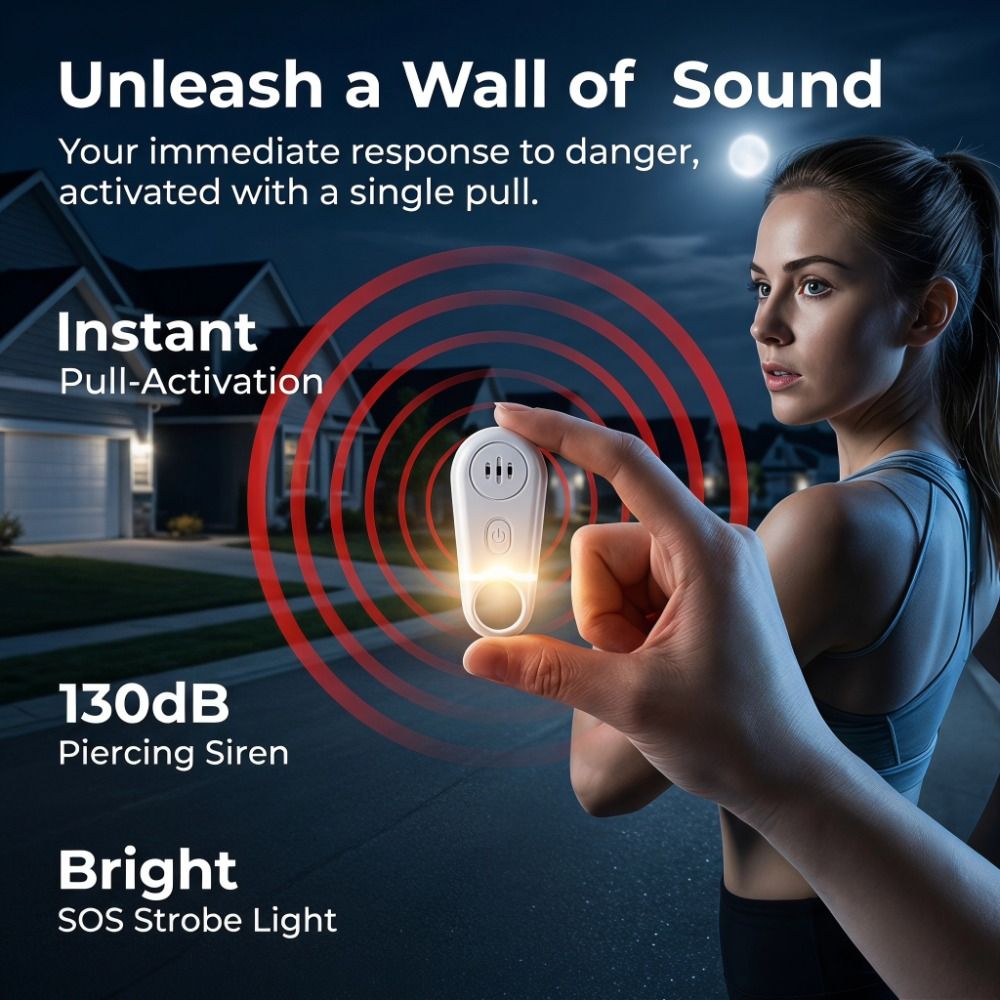 Portable Personal Safety Alarm - Personal Alarm Keychain ulasan dan harga