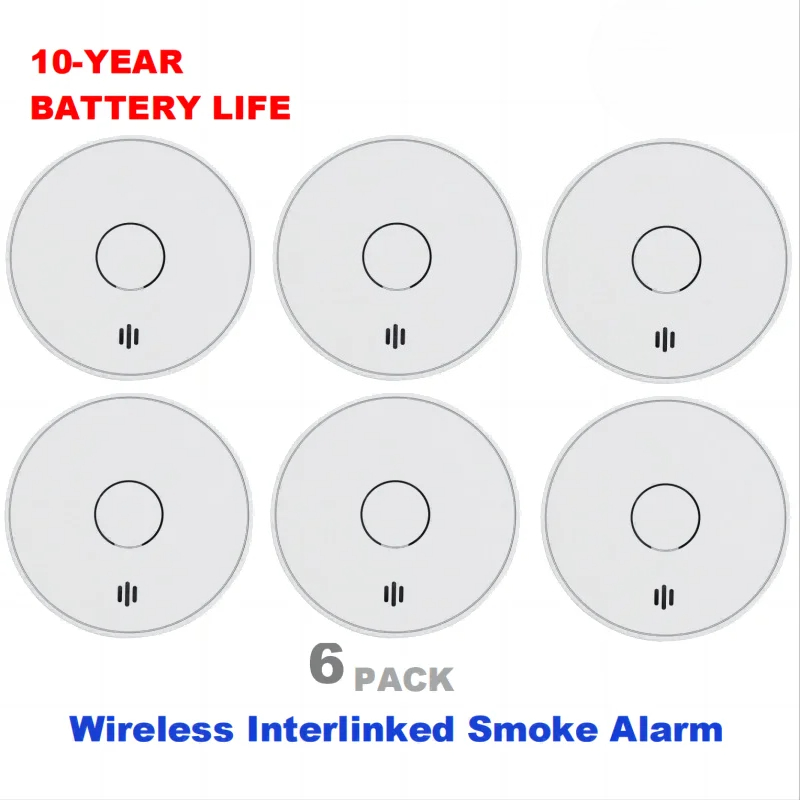 Wireless Interlinked Smoke Ala - Smoke Detector Interconnected ulasan dan harga