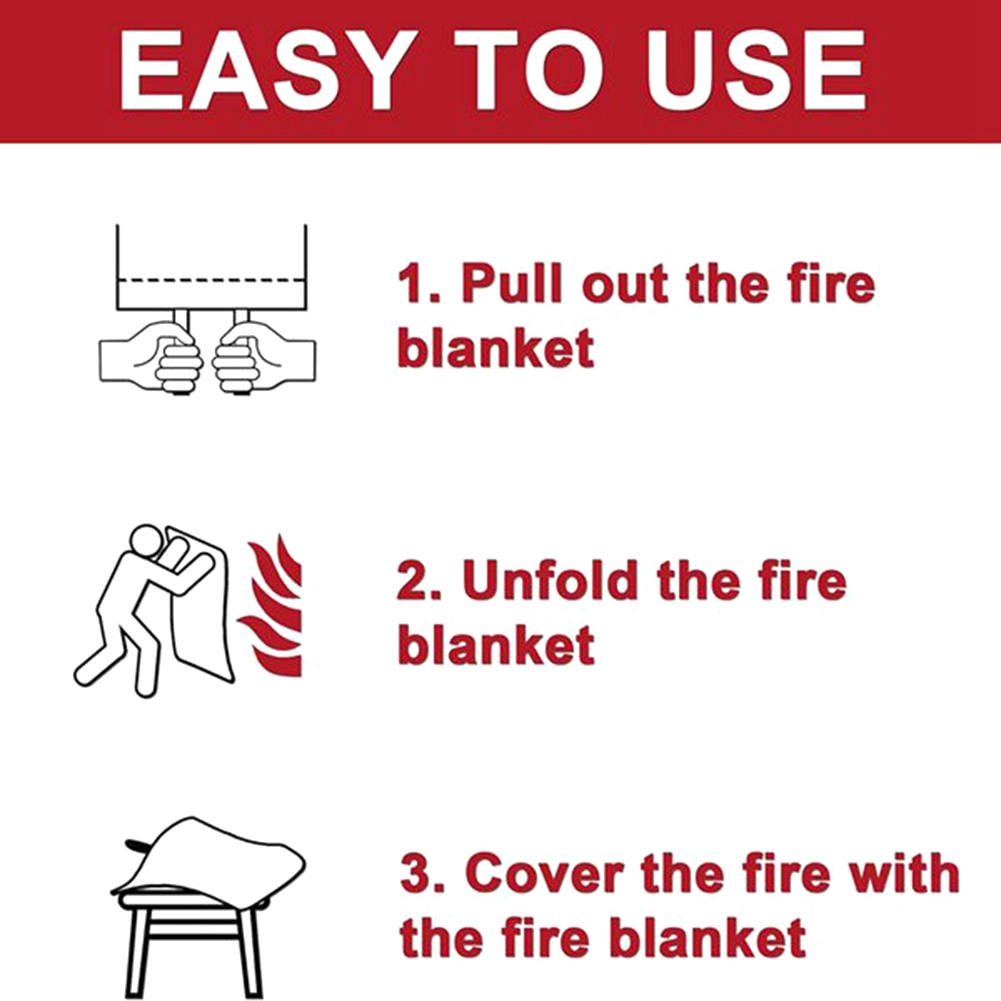 AED2-Emergency Fire Blanket, F - Fire Blanket Kitchen ulasan dan harga
