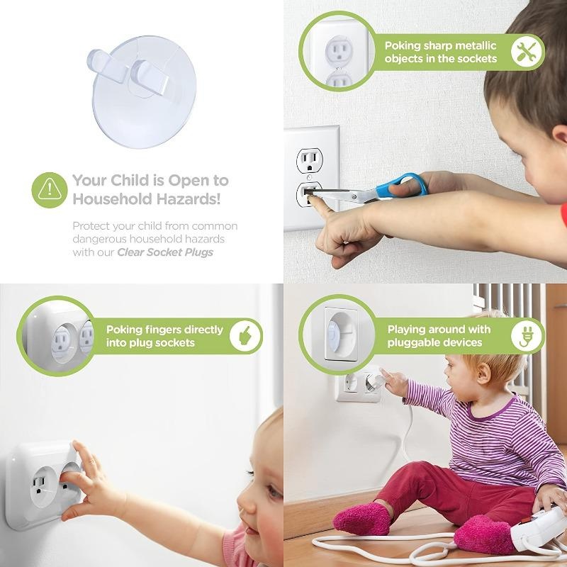 Clear Outlet Cover Baby Safety - Outlet Cover Baby ulasan dan harga