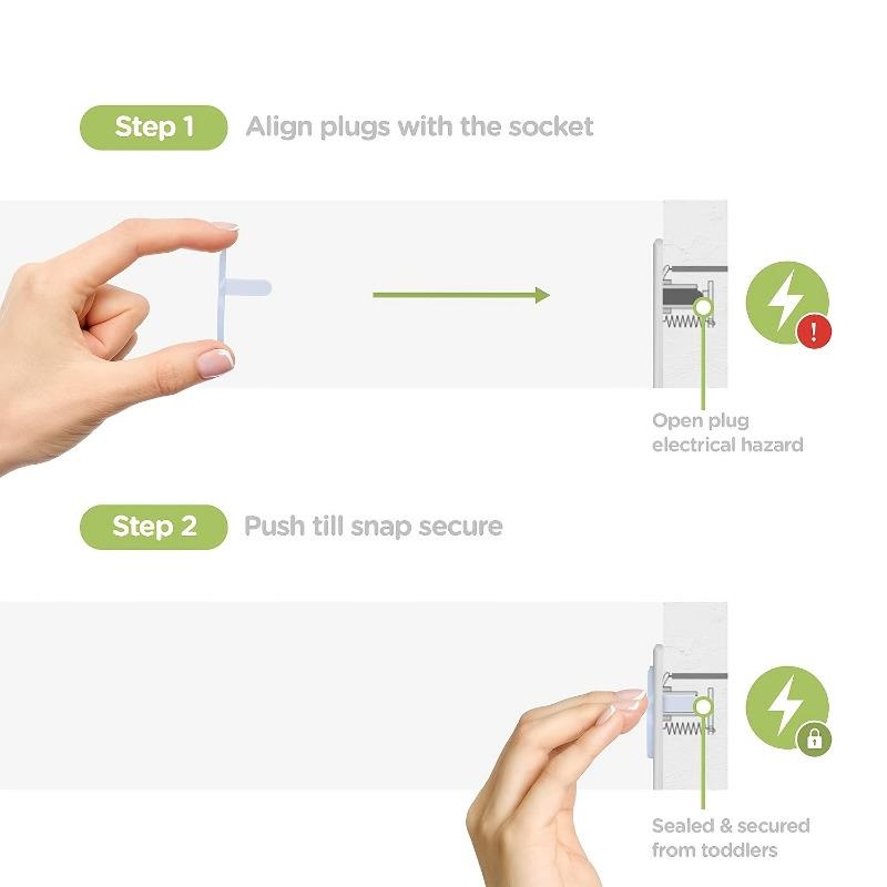 Clear Outlet Cover Baby Safety - Outlet Cover Baby ulasan dan harga